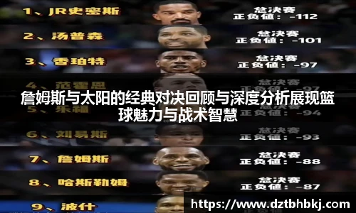 谈球吧詹姆斯与太阳的经典对决回顾与深度分析展现篮球魅力与战术智慧
